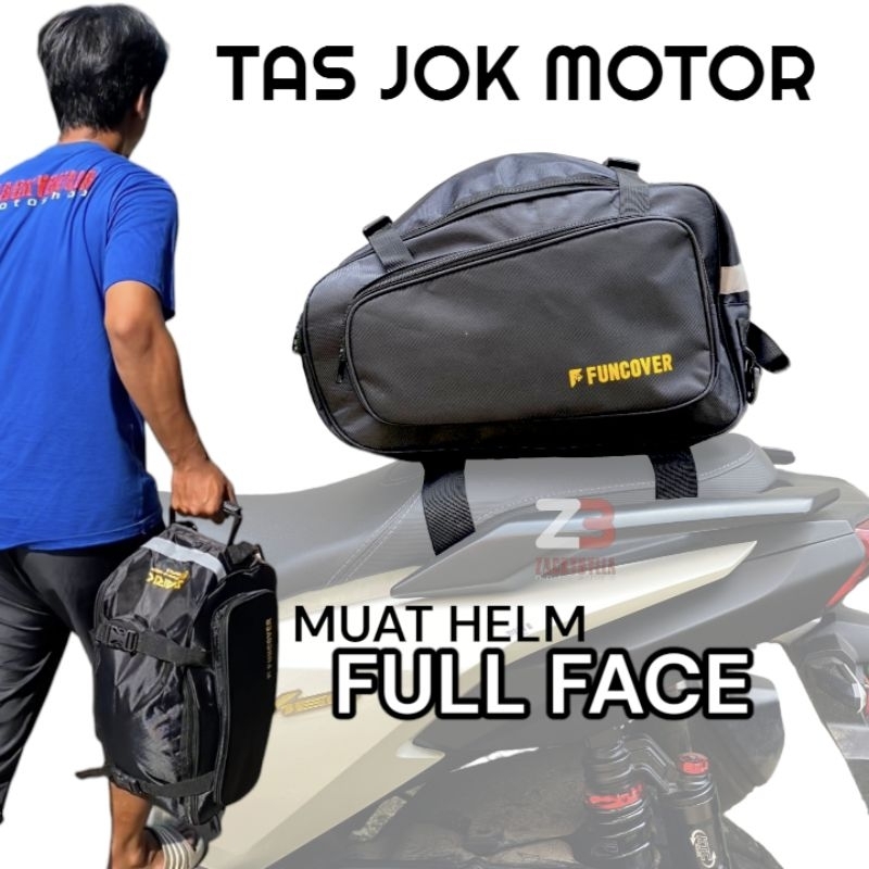 รถจักรยานยนต์ Touring กล่องที่นั่งด้านหลัง Tailbag Shark มัลติฟังก์ชั่น Funcover