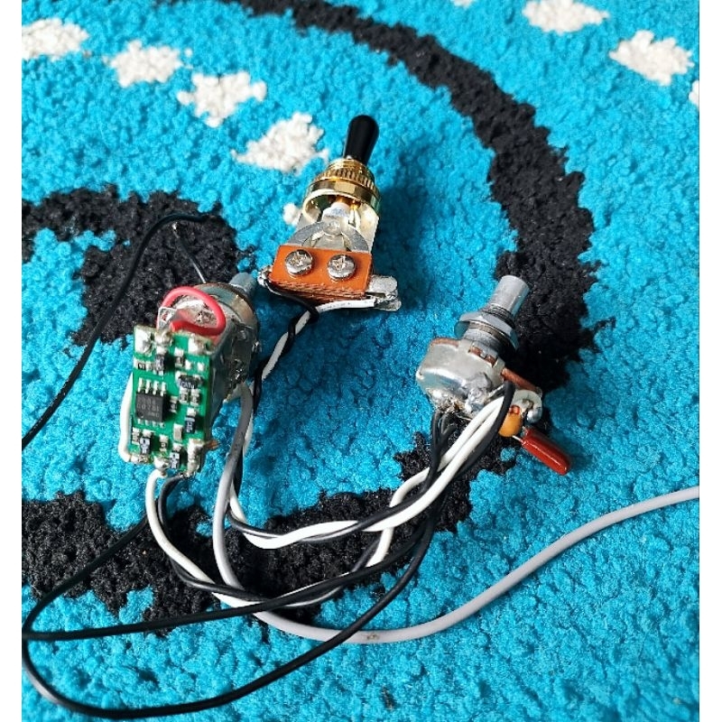 ชุดสายไฟ Control Musicman Sterling JP John Petrouci Booster Original