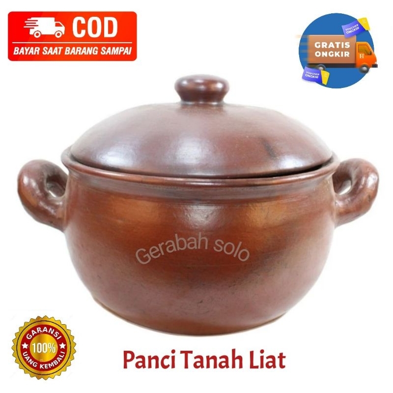 CLAY POT DIAMETER 20CM หม้อสมุนไพร
