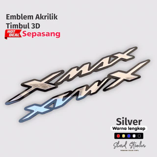 XMAX อะคริลิค Emblem นูน 3D yamaha XMAX โลโก้คู่นูนขวาและซ้าย