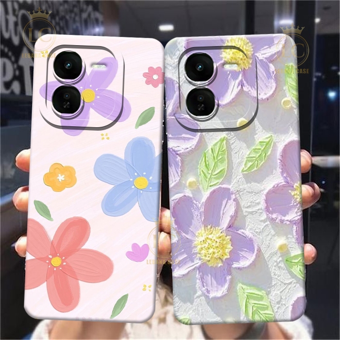 HP เคสล่าสุดสําหรับ Iqoo Z9x 2024 - Iqoo Z9x 5g Casing - เคสแฟชั่น Flower [B2.04 - เคสโทรศัพท์มือถือ