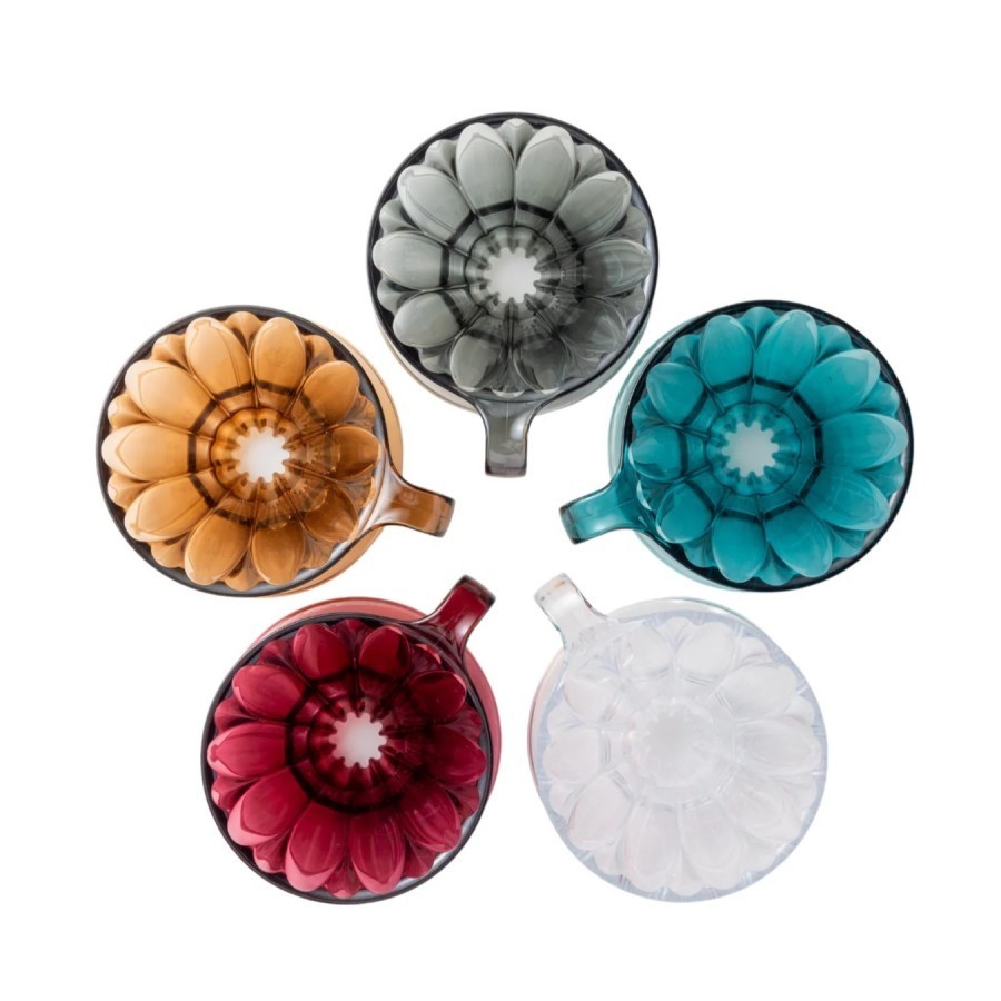 Cafec Tritan Flower Dripper V60 Manual Brew Coffee Tool - TFD1 TFD4