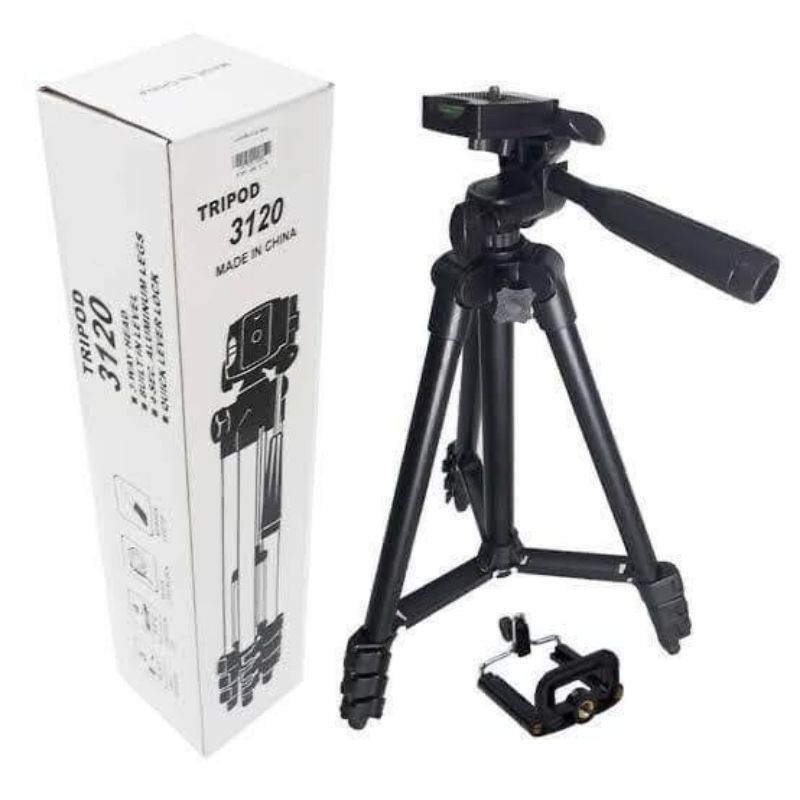 ใหม่ล่าสุด UNIVERSAL TRIPOD 3120A / กล้องและโทรศัพท์มือถือ TRIPOD 3120 / 1 เมตร MULTIFUNCTIONAL TRIP