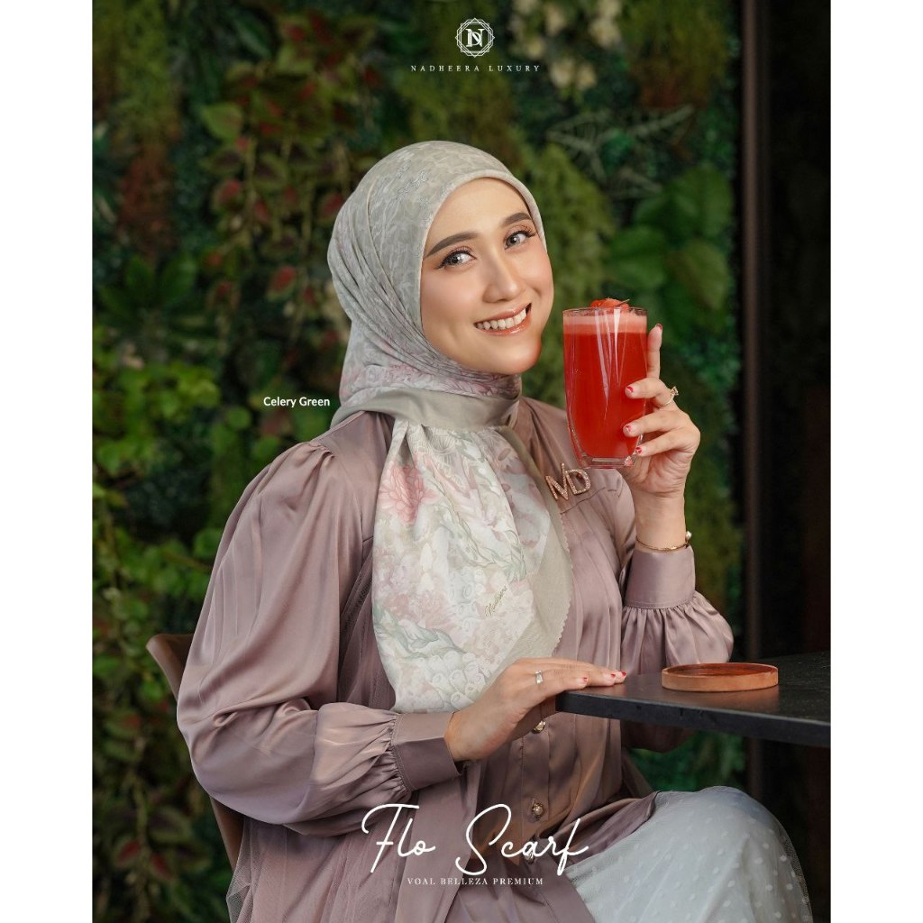 /FLO SCARF NADHEERA LUXURY///SCARF ใหม่ล่าสุด//SCARF KEKINIAN//SCARF MOTIF////SCARF DAILY/SCARF /SCA