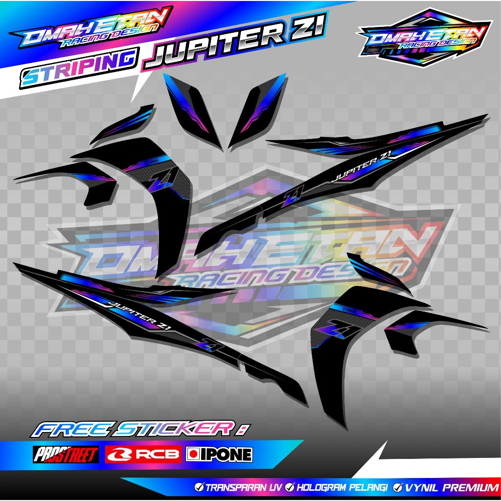 Striping Variation YAMAHA JUPITER Z1/STICKER LIST มอเตอร์ไซค์ YAMAHA JUPITER 1
