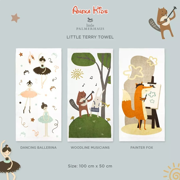 Little Terry by Little Palmerhaus Towel - ผ้าเช็ดตัวเด็ก