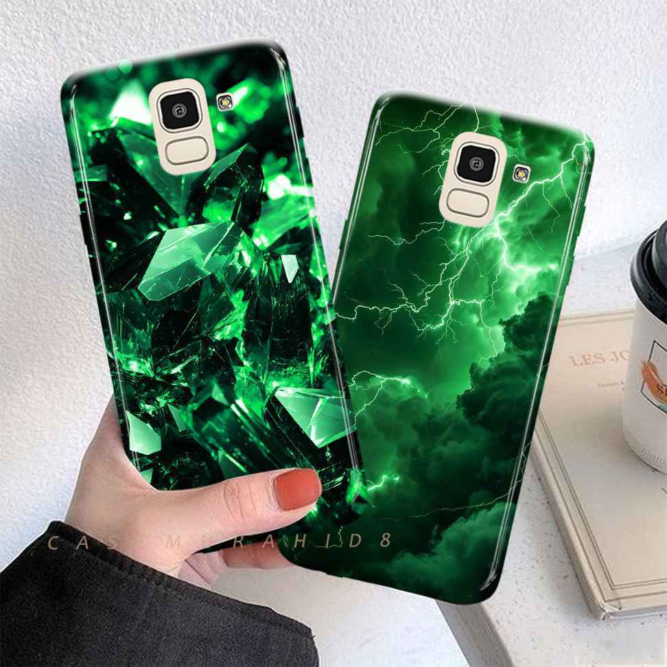 CM_Id8 เคสมือถือ SAMSUNG J6 2018 J7 PRIME J5 PRIME J2 PRIME Fashion New GREENDRK เคสล่าสุด เคสน่ารัก