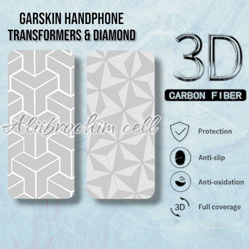 Backskin Garskin Skin Carbon Transformers TYPE VIVO V5/V5S/V7/V7PLUS/V9/V9PRO/V11/V11i/V11PRO/V15/V1