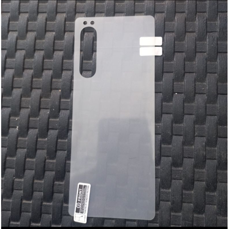Hydrogel Mate ด้านหลัง Sony Xperia 1ii Mark 2 Black Matte Au docomo SoftBank Global