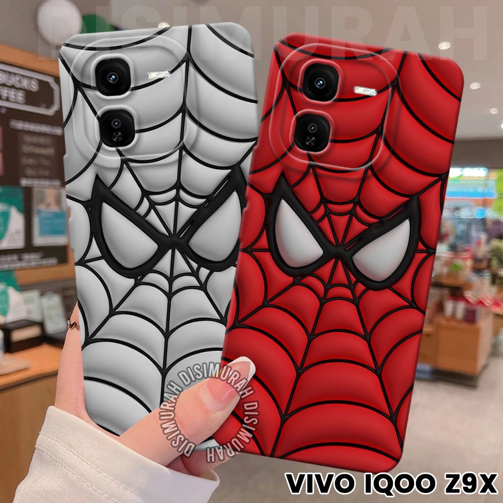 Vivo IQOO Z9X Z7/Z7X Fashion Case Spideman (DS02) Softcase Prokamera Mobile Phone Protector ราคาถูก