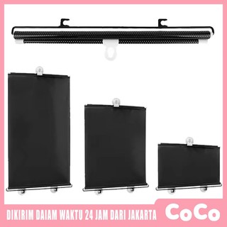 Sunshield Roll Pelindung Panas Dashboard Kaca Tirai Gulung Tirai Mobil Model Roll Gulung