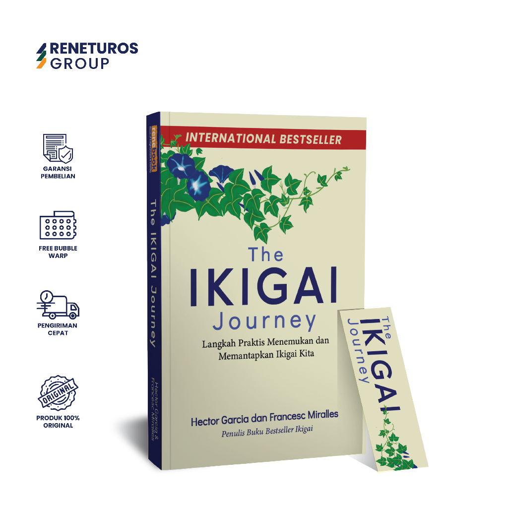 Renebook Ikigai Journey How to Meet and Set หนังสือปรับปรุงตัวเอง Ikigai - Hector Garcia