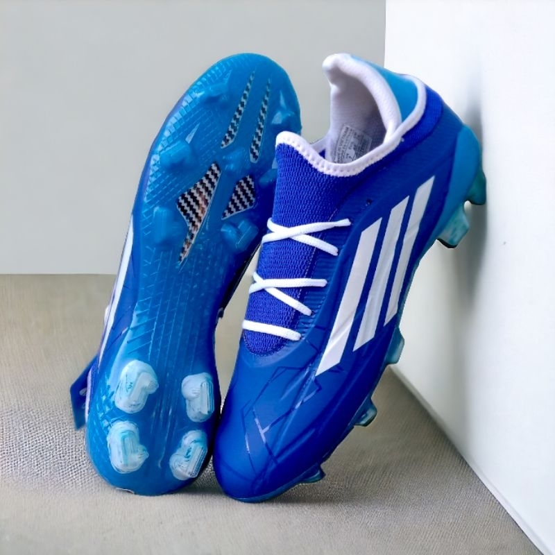 รองเท้าฟุตบอล Adidas Predator X Adizero Blue Semiboot ฟรีถุงเท้า