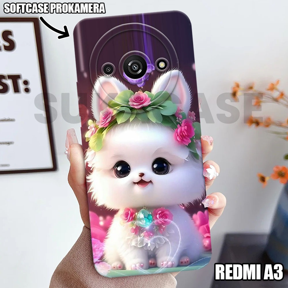 HP Redmi A3 2024 Softcase - Fashion Cat Case (SK05) - ประเภทอื่นทางแชท - เคสโทรศัพท์มือถือ Redmi A3 
