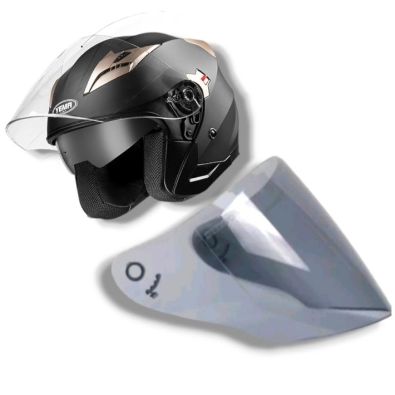 (TM1) กระบังหน้าแบน YEMA YM-627 รังไข่ทุกสี