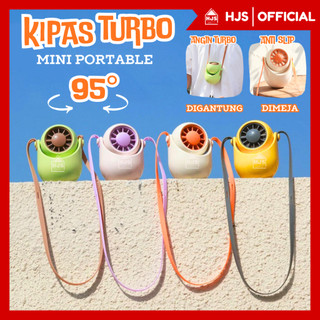 [HJS] Kipas Angin TURBO Mini Portable USB Kipas leher dan kipas meja 2-Speed Wind / Mini Turbo Fan