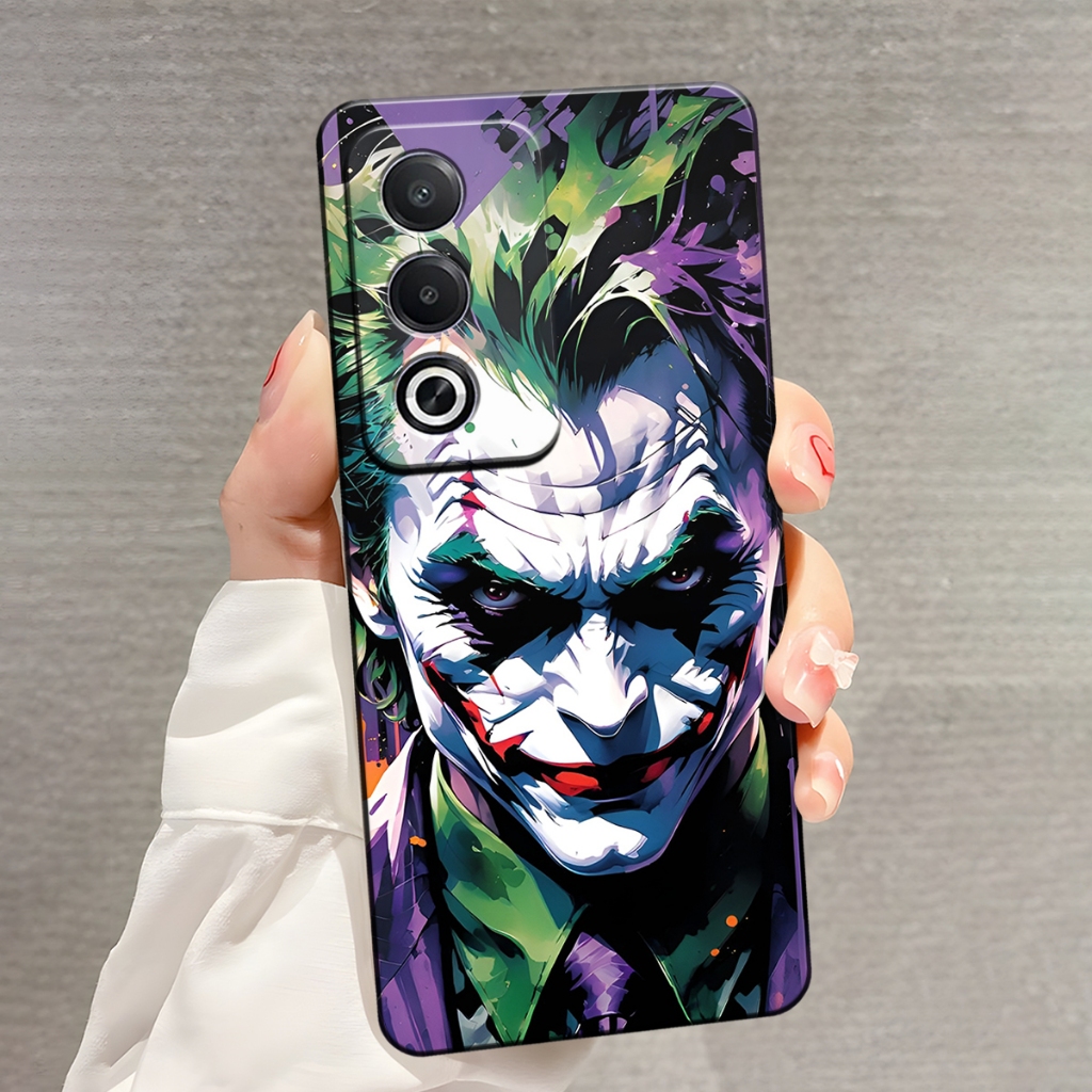 นุ่มสําหรับOppo A3 Proกรณี Fusion Motif J0ker Soft Case Anti Slip Cool Case Oppo/VivoซิลิโคนTpu Proก