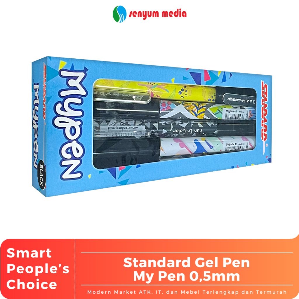 ปากกาเจลมาตรฐาน My Pen 0.5mm (1 แพ็ค มี 12 ชิ้น) (S:DZN)