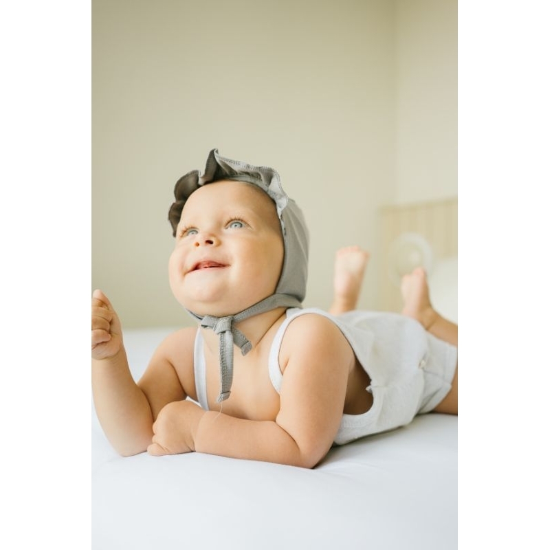 Katun Carrol n Barrol Bonet Ruffle Cotton - Cotton Baby Ruffle Hat - 2024 คอลเลกชัน