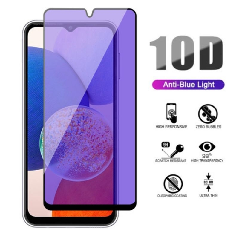 TEMPERED GLASS ANTI BLUE LIGHT GLASS 10D สําหรับ SAMSUNG A5 2017 A7 2017 A6 A6 Plus A7 2018 A8 A8 Pl
