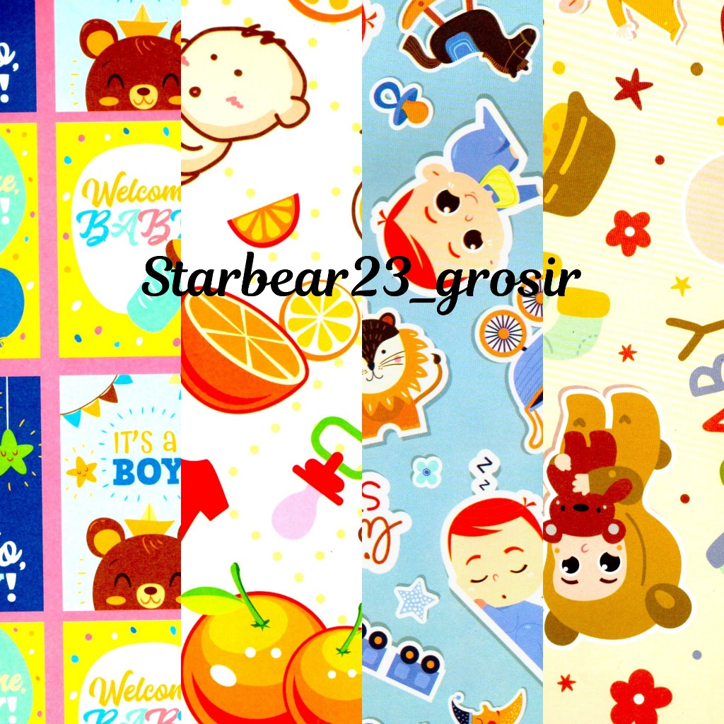 กระดาษของขวัญจัมโบ้ HELLO FUTURE BABY SANWA