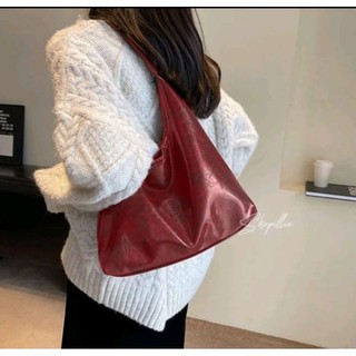 Totebag Wanita Kuliah Underarm Bag Leather Premium Terbaru Aestetic