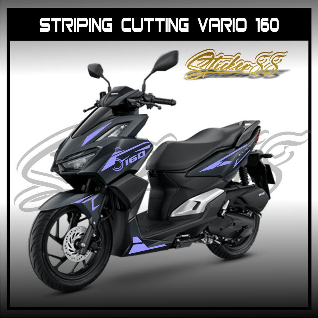 ตัด VARIO 160 Striping VARIO 160 สติกเกอร์ใหม่ VARIO 160 Striping Honda VARIO 160 ตัดสติกเกอร์อุปกรณ