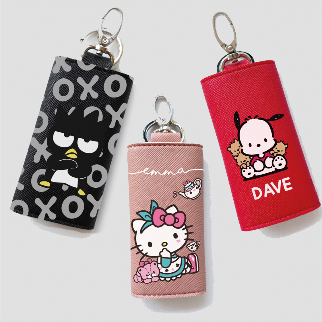Hello Kitty STNK Key Wallet Custom Name Pochacco