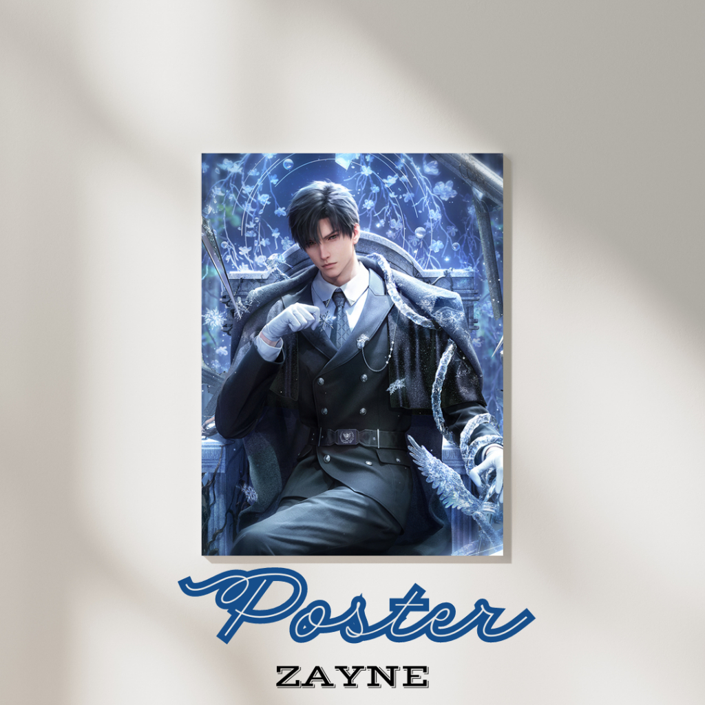 ZAYNE LOVE AND DEEPSPACE POSTER A3 ขนาด