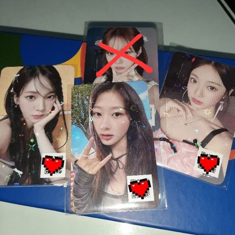 AESPA PHOTOCARD QR SET KARINA GISELLE NINGNINGNING