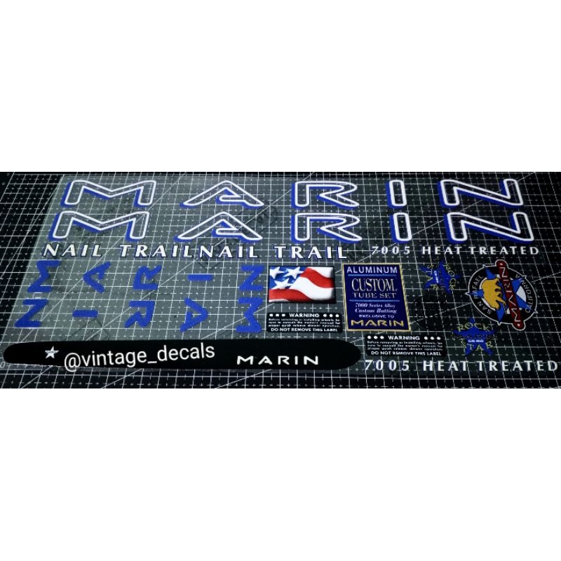 สติ๊กเกอร์ทดแทน MARIN Nail Trail