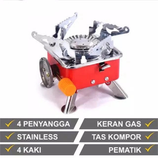 Kompor Lipat Mini Portable Camping Serbaguna