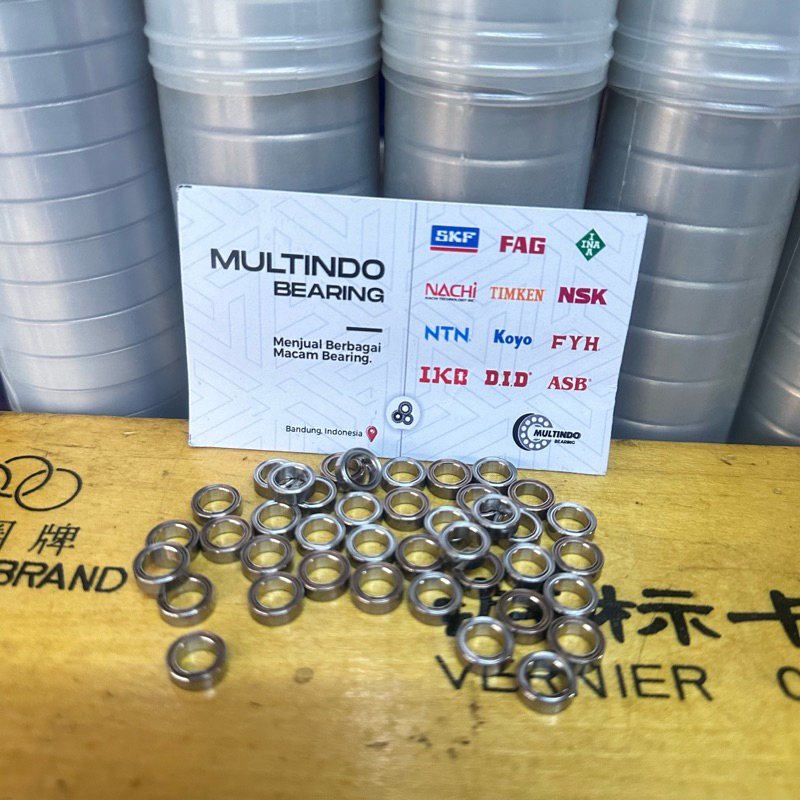 แบริ่งสแตนเลส SMR 168 S MR 168 ZZ 6.35 x 9.525 x 3,175 MM KBI ORIGINAL