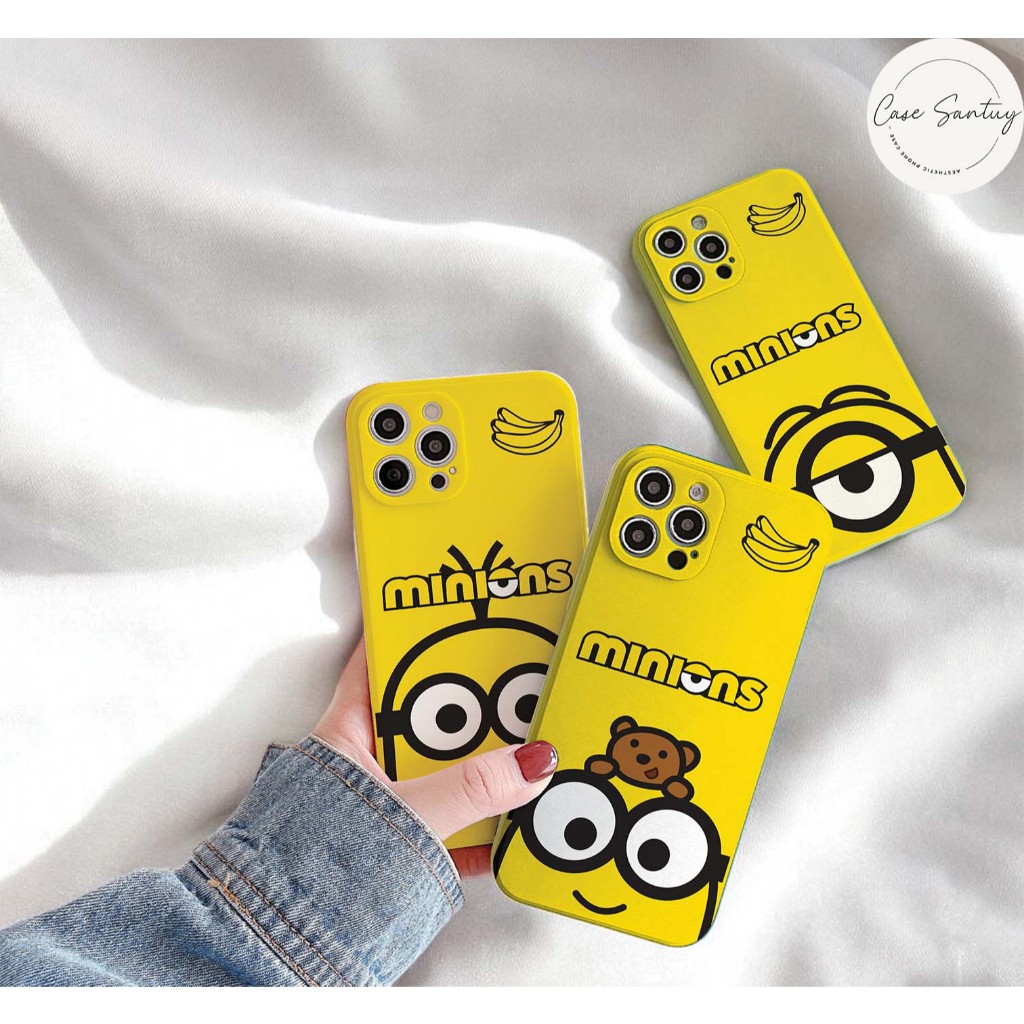 อินเทรนด์ Minion Aesthetic Softcase สําหรับRealme C1 C61 C75 C75x C2 2 U1 C11 2020 C12 C25 C15 C17 7