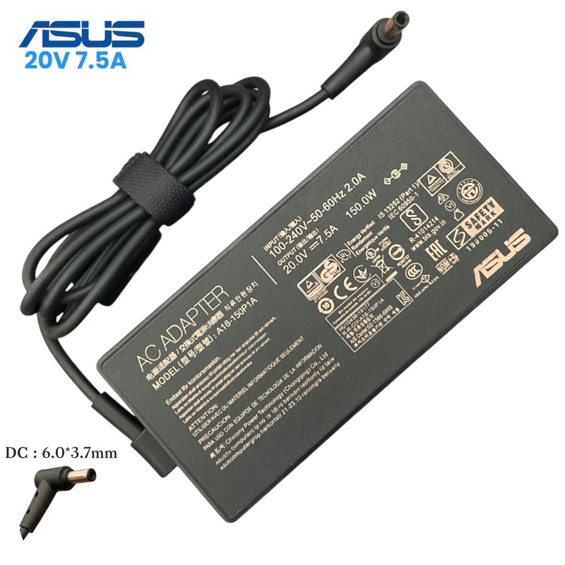 ASUS 20V 7.5A NEEDLE ADAPTER (6.0*3.7) SLIM