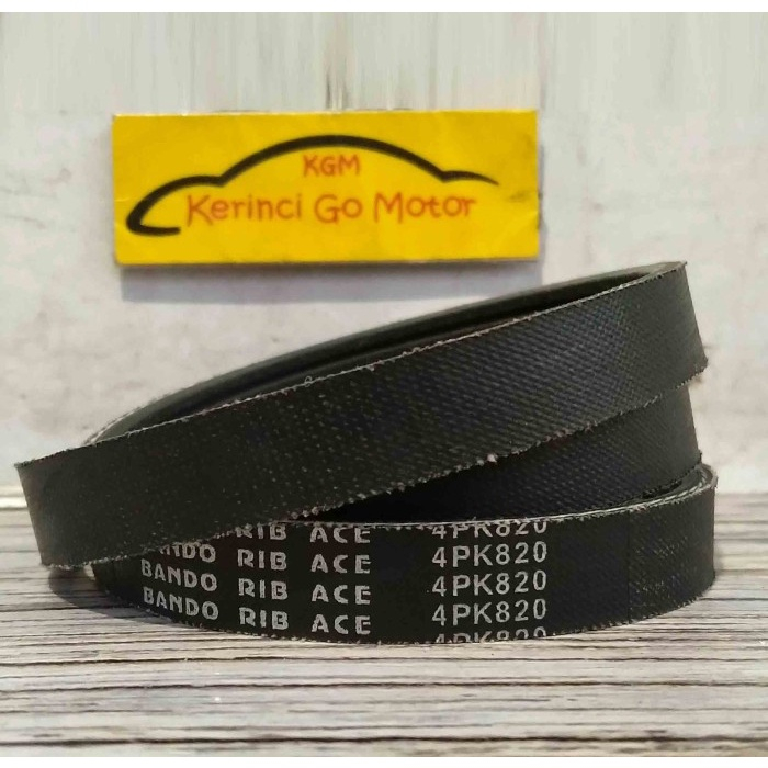 Bando Van Belt 4PK 820 V เข็มขัดพัดลมเข็มขัด Groove 4PK-820 พัดลมเข็มขัด Dynamo Starlet Capsule 1.3
