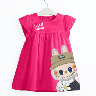 LABUBU CUTE DRESS ANAK PEREMPUAN