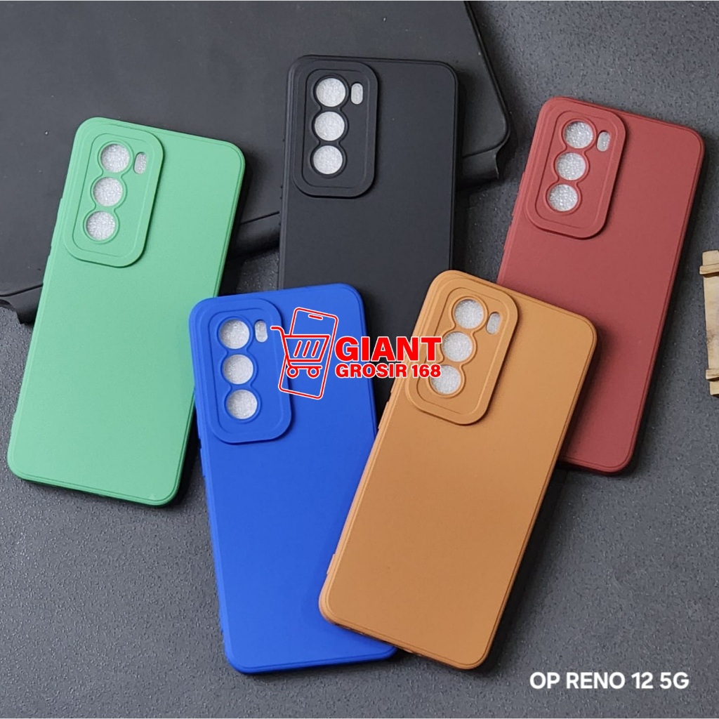 Softcase Oppo Reno 12 5G Oppo Reno 12 Pro 5G เคส Macaron Pro กล้อง Oppo Reno 12 5G Oppo Reno 12 Pro 