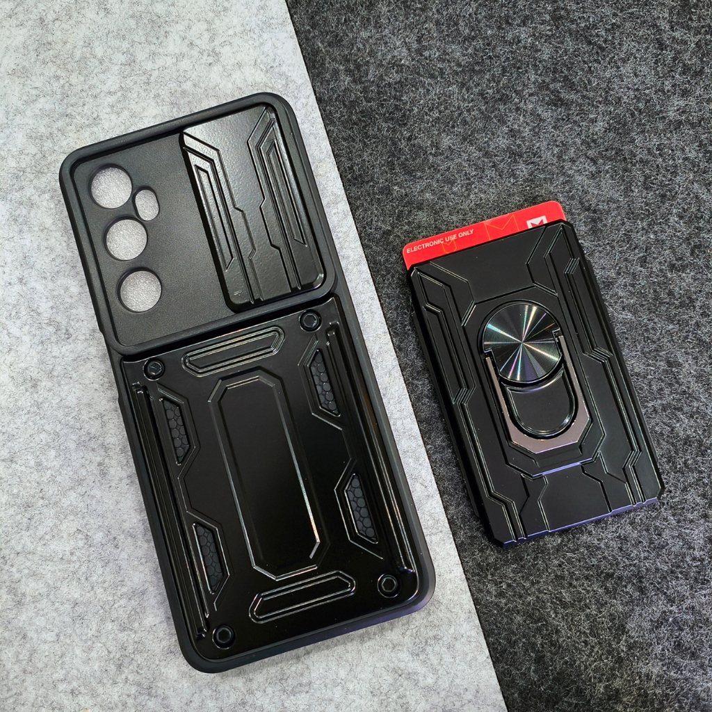 Realme C65 - CardX Flip Lens Card Ring Armor Case กันกระแทก