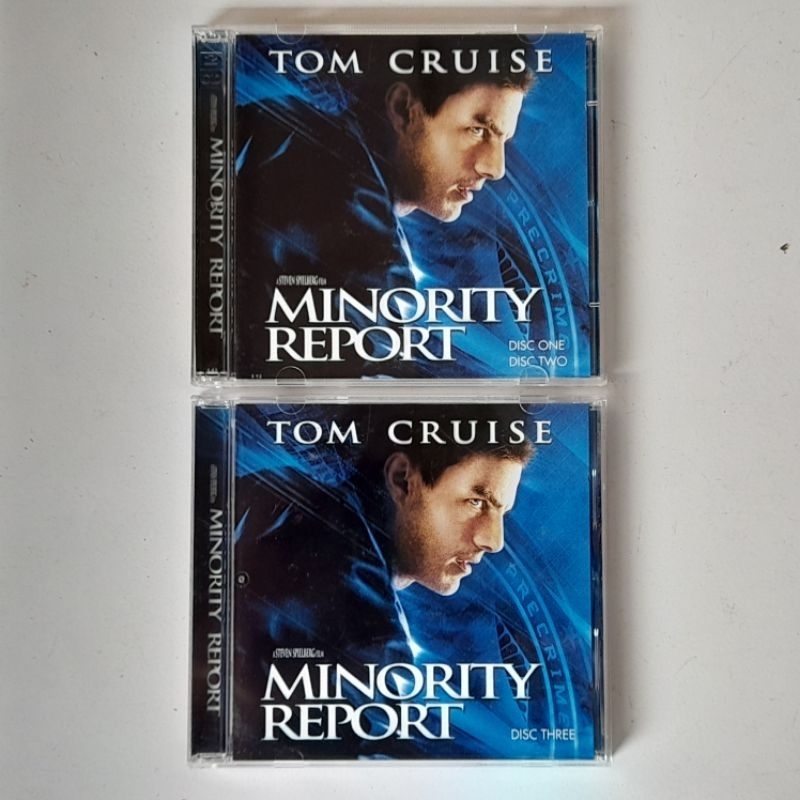 Vcd Minority Report Tom Cruise (2002) 3 แผ่นต้นฉบับ 20th Century Fox VideoCD