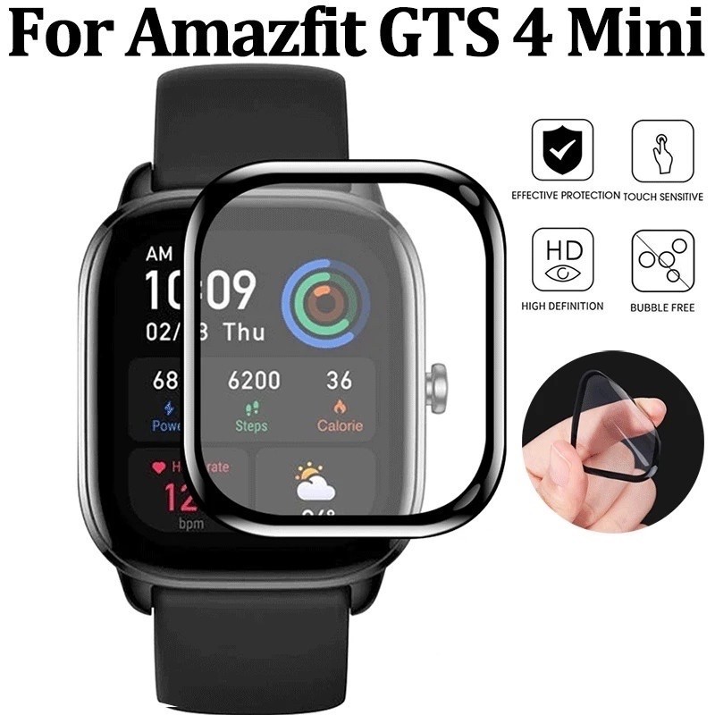PET Anti-Scratch 3D Screen Guard Smarwatch Amazfit GTS 4 Mini