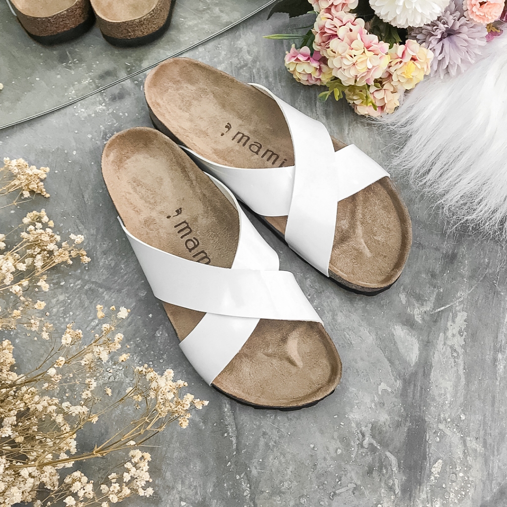 ELLA GLOSSY SIZE 36-41 | MAMIJI QUALITY รองเท้าแตะผู้หญิงราคา AFFORDABLE