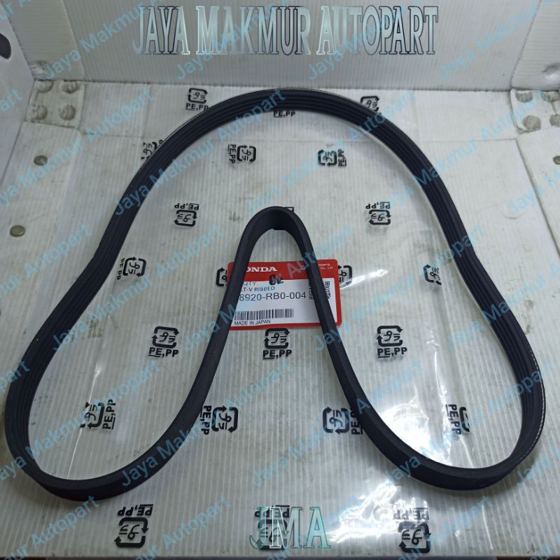 พัดลมเข็มขัด Fanbelt V-Belt Vanbelt พัดลมเข็มขัด Honda Jazz RS GE8 Freed New City 38920-RB0-004 5PK 