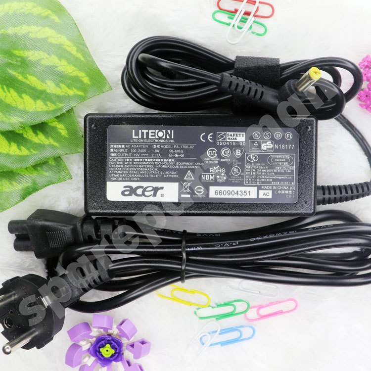 อะแดปเตอร์สําหรับเครื่องชาร์จ Acer Aspire 3 A314-21 A314-21g A314-22 A314-22g