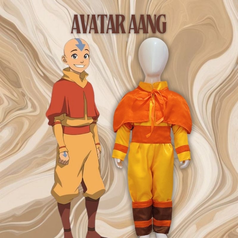 ชุดอานัง Avatar สําหรับเด็กและผู้ใหญ่ | ชุด Avatar Aang สําหรับเด็กและผู้ใหญ่ | ชุดคอสเพลย์