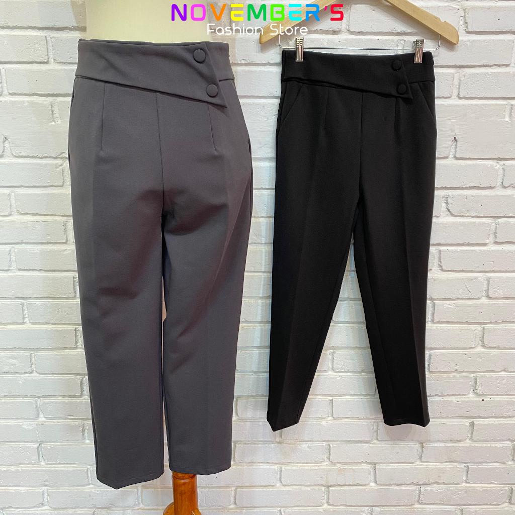 [ Fashion BANGKOK ] CHOCO ANN IMPORT ALLSIZE TROUSERS BOTTOM