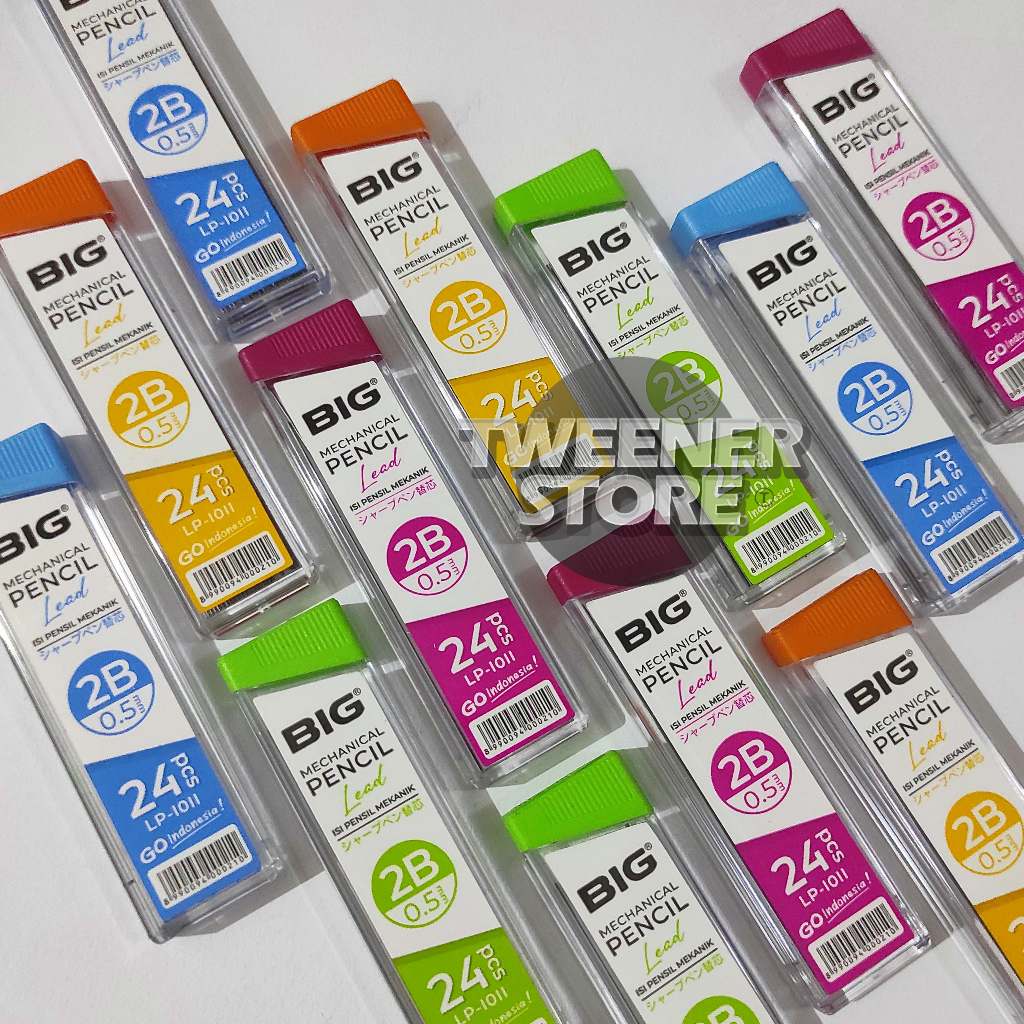 (1TUBE) BIG MECHANICAL PENCIL CONTENTS 2B 0.5mm