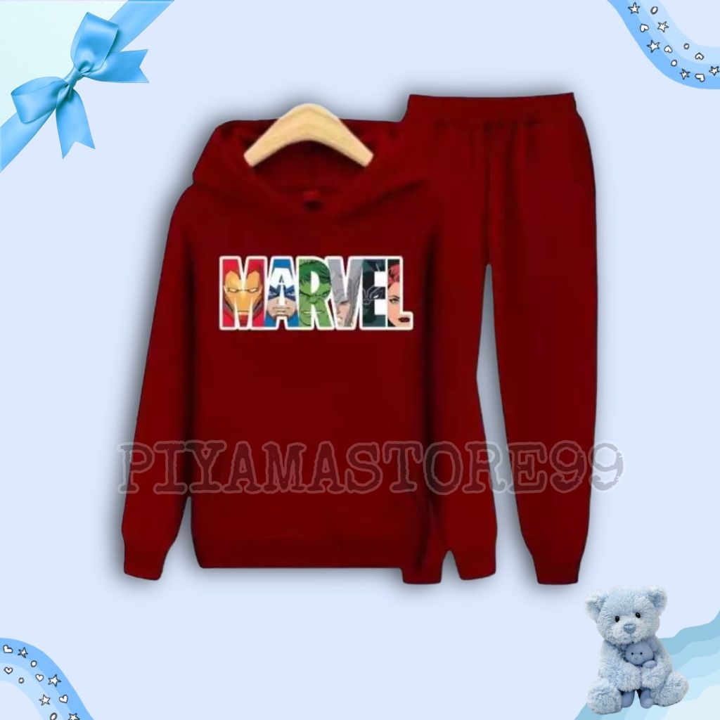 Marvel Hoodie Sweater Set / Children& 39;S Sweater Set / Size S (4-6Years) M (7-9Years) XL(10-14yrs)