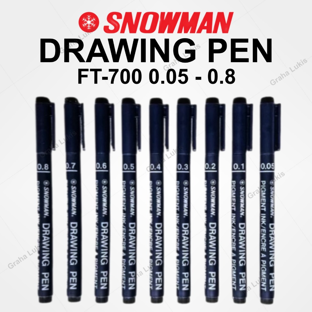 ปากกาวาดภาพ Snowman FT-700 0.05 - 0.8