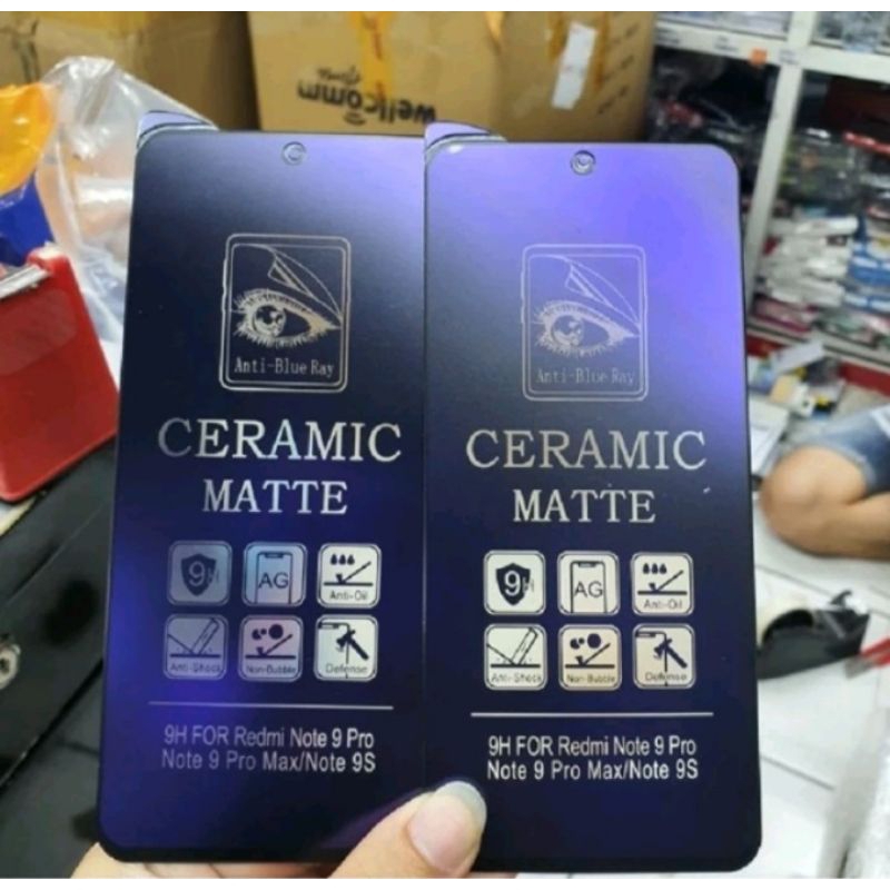 TEMPERED GLASS CERAMIC BLUE OPPO A3X/A3 PRO 5G ANTI-SCRATCH CERAMIC BLUE LIGHT ANTI-RACK